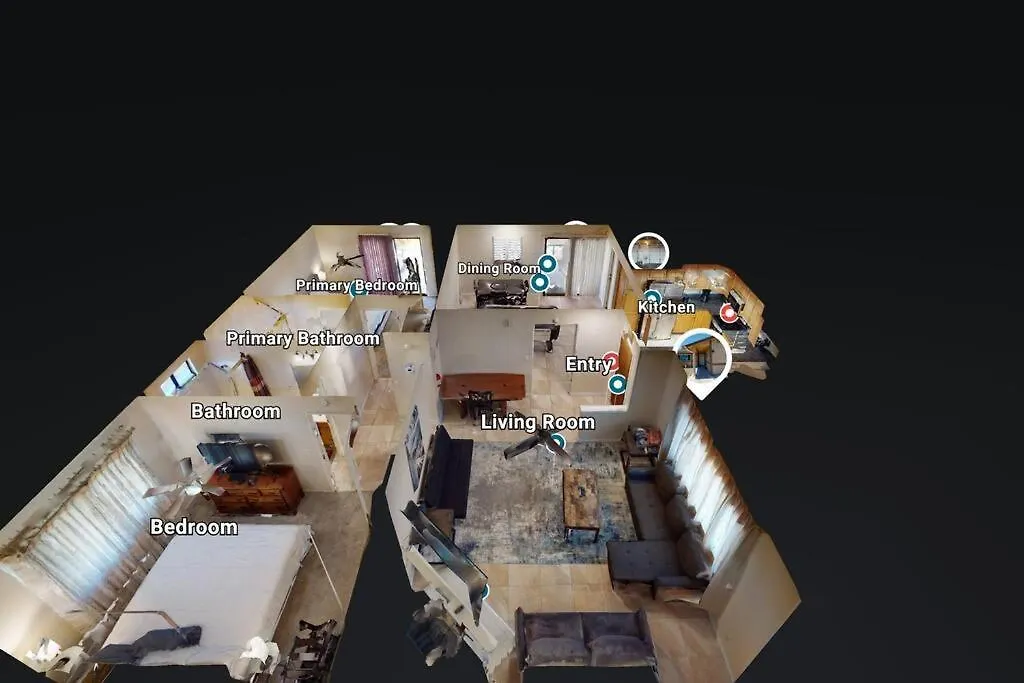 Royalty Stay At Princess Ann Court - View 3D Model Las Vegas 0*,